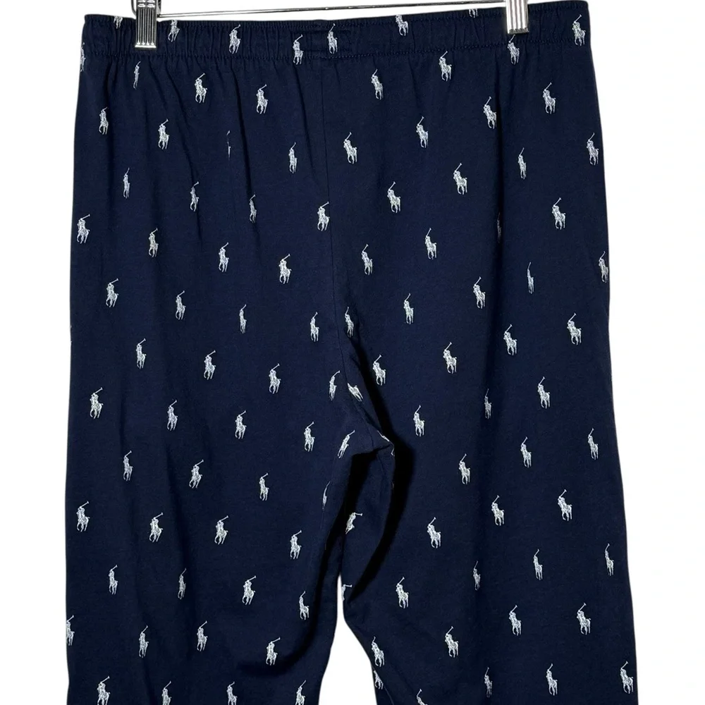Polo Ralph Lauren Mens Polo Pony Cotton Sleep Jogger Navy Blue Nevis Large